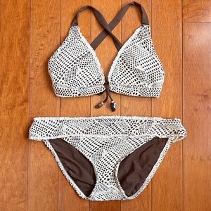 Lucky Brand Crochet Bikini
